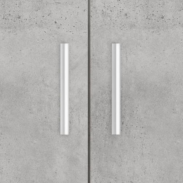 Akvaarioteline betoninharmaa 101x41x58 cm tekninen puu
