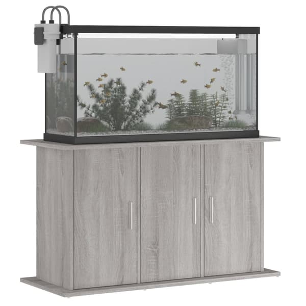 Akvaarioteline harmaa Sonoma 101x41x58 cm tekninen puu