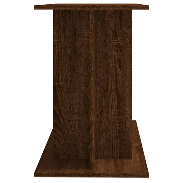akvariebord 100x40x60 cm konstrueret træ brun egetræsfarve