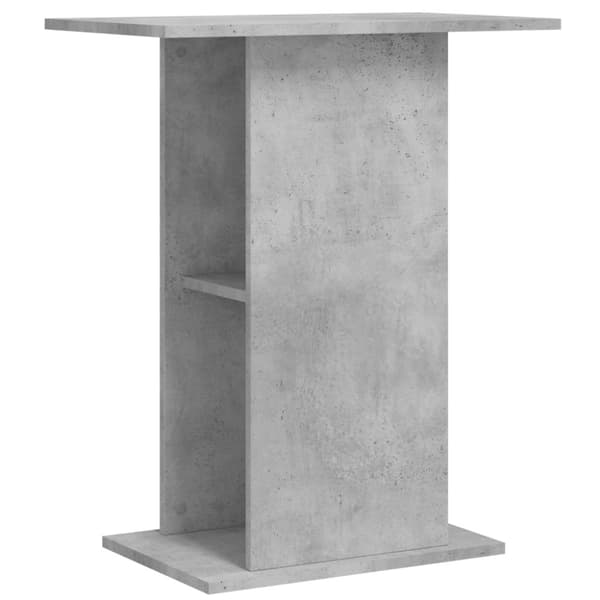Akvaarioteline betoninharmaa 60,5x36x72,5 cm tekninen puu