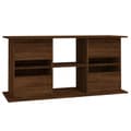 Pikkukuva 8 / 10: Akvaarioteline ruskea tammi 121x41x58 cm tekninen puu