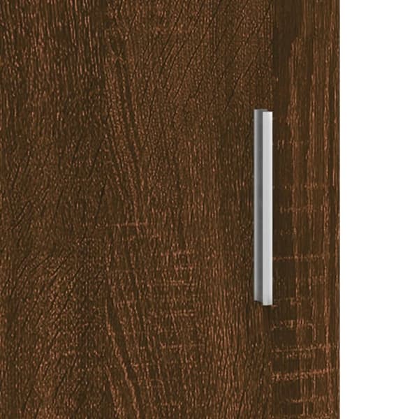 Akvaarioteline ruskea tammi 121x41x58 cm tekninen puu