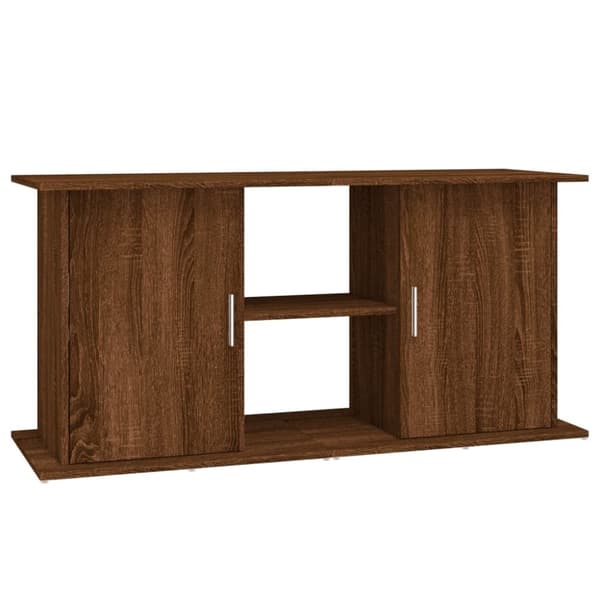 Akvaarioteline ruskea tammi 121x41x58 cm tekninen puu