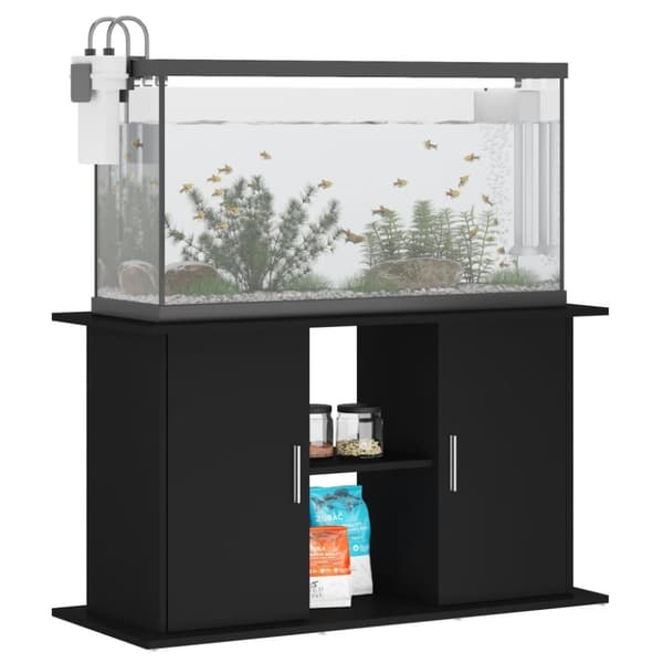 Akvaarioteline musta 101x41x58 cm tekninen puu