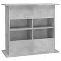 Pikkukuva 8 / 10: Akvaarioteline betoninharmaa 81x36x73 cm tekninen puu