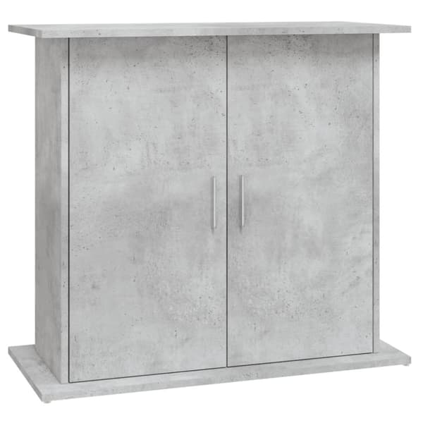 Akvaarioteline betoninharmaa 81x36x73 cm tekninen puu