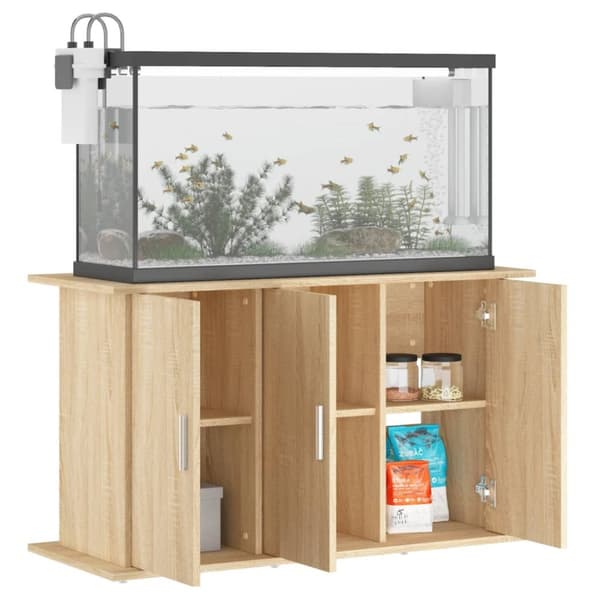 Akvaarioteline Sonoma-tammi 101x41x58 cm tekninen puu
