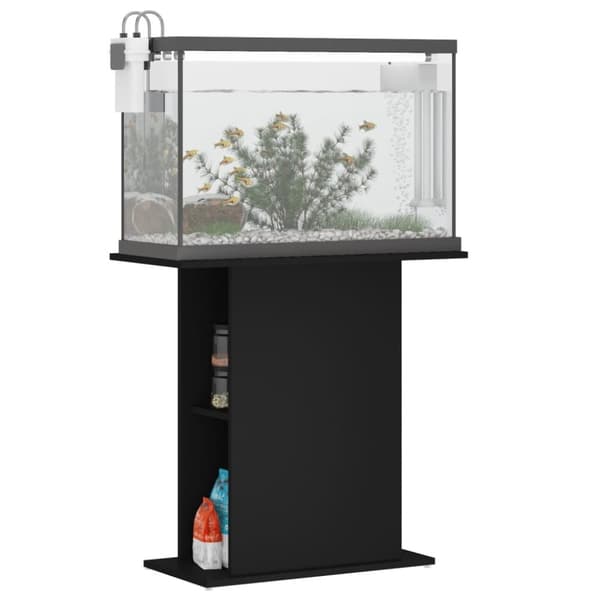 vidaXL Akvaarioteline musta 75x36x72,5 cm tekninen puu -  Akvaariotelineet