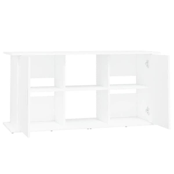 vidaXL akvariebord 121x41x58 cm konstrueret træ hvid -  Standere til akvarium