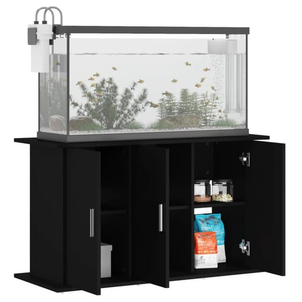 vidaXL Akvariebänk svart 101x41x58 cm konstruerat trä -  Akvarieställ