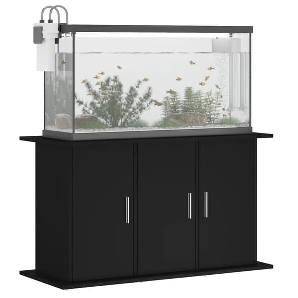 vidaXL Akvariebänk svart 101x41x58 cm konstruerat trä -  Akvarieställ
