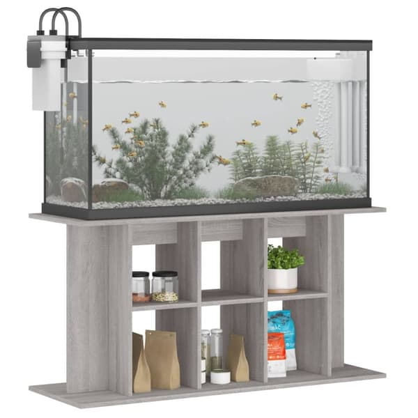 vidaXL akvariebord 120x40x60 cm konstrueret træ grå sonoma-eg -  Standere til akvarium