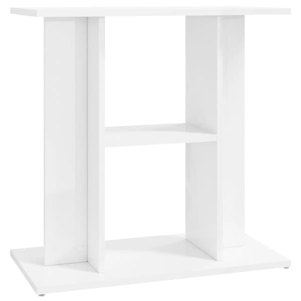 vidaXL Akvaarioteline korkeakiilto valkoinen 60x30x60 cm tekninen puu -  Akvaariotelineet