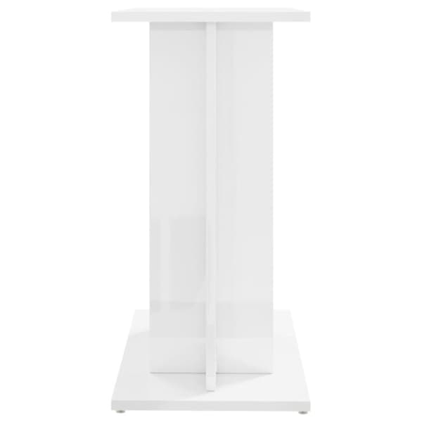 vidaXL Akvaarioteline korkeakiilto valkoinen 60x30x60 cm tekninen puu -  Akvaariotelineet