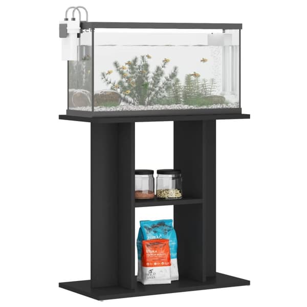 vidaXL Akvaarioteline musta 60x30x60 cm tekninen puu -  Akvaariotelineet