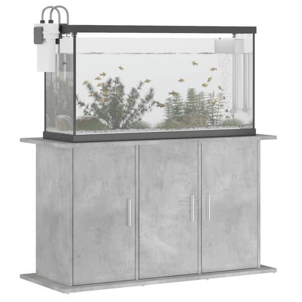 vidaXL akvariebord 101x41x58 cm konstrueret træ betongrå -  Standere til akvarium