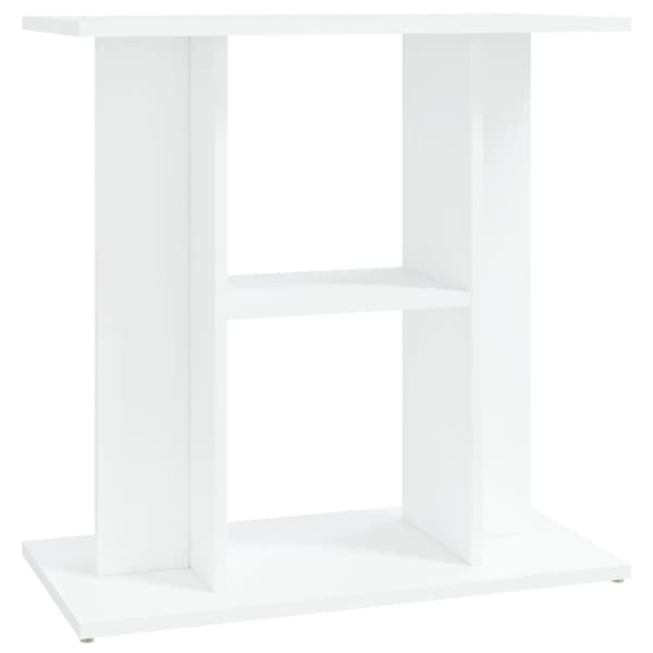 vidaXL akvariebord 60x30x60 cm konstrueret træ hvid -  Standere til akvarium