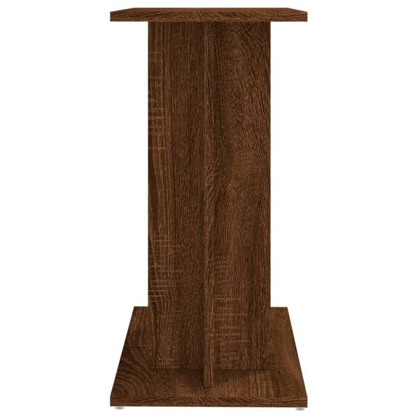 The Living Store akvariebord 60x30x60 cm konstrueret træ brun egetræsfarve -  Standere til akvarium