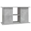 Pikkukuva 3 / 11: The Living Store Akvaarioteline betoninharmaa 101x41x58 cm tekninen puu -  Akvaariotelineet