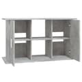Pikkukuva 7 / 11: The Living Store Akvaarioteline betoninharmaa 101x41x58 cm tekninen puu -  Akvaariotelineet