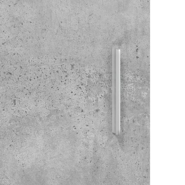 The Living Store Akvaarioteline betoninharmaa 101x41x58 cm tekninen puu -  Akvaariotelineet