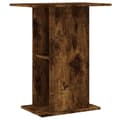 Miniatyrbillede 3 af 10: The Living Store akvariebord 60,5x36x72,5 cm konstrueret træ røget egetræsfarve -  Standere til akvarium