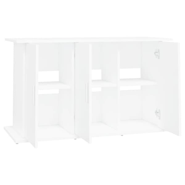 The Living Store akvariebord 101x41x58 cm konstrueret træ hvid -  Standere til akvarium