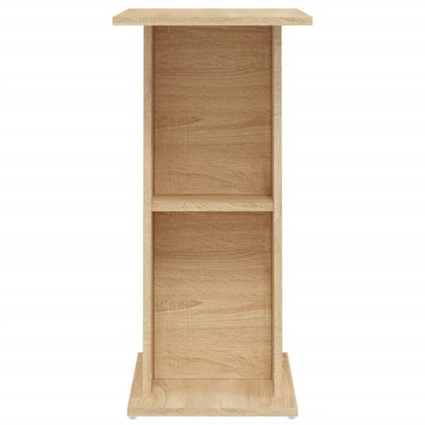 The Living Store akvariebord 60,5x36x72,5 cm konstrueret træ sonoma-eg -  Standere til akvarium