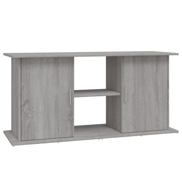 The Living Store Akvaarioteline harmaa Sonoma 121x41x58 cm tekninen puu -  Akvaariotelineet