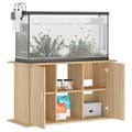 Miniatyrbild 5 av 11: Akvarieställ - Living Akvariebänk sonoma-ek 101x41x58 cm konstruerat trä