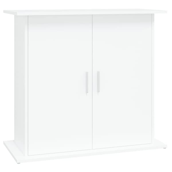 Akvaariotelineet - Living Akvaarioteline valkoinen 81x36x73 cm tekninen puu