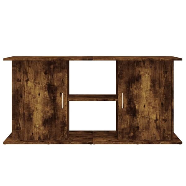 Akvaarioteline savutammi 121x41x58 cm tekninen puu - Akvaarioteline - Akvaariotelineet - Home & Living