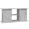 Miniatyrbillede 3 af 11: Akvariebord 121x41x58 cm konstrueret træ betongrå - Akvariestativ - Akvariestativer - Home & Living
