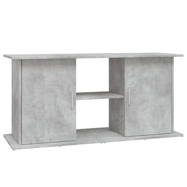 Akvariebord 121x41x58 cm konstrueret træ betongrå - Akvariestativ - Akvariestativer - Home & Living