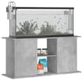 Miniatyrbillede 4 af 11: Akvariebord 121x41x58 cm konstrueret træ betongrå - Akvariestativ - Akvariestativer - Home & Living