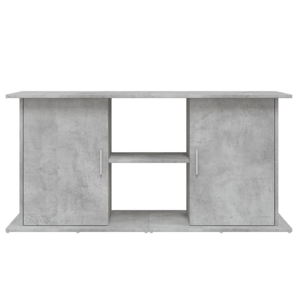 Akvariebord 121x41x58 cm konstrueret træ betongrå - Akvariestativ - Akvariestativer - Home & Living