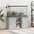 Miniatyrbillede 2 af 11: Akvariebord 121x41x58 cm konstrueret træ betongrå - Akvariestativ - Akvariestativer - Home & Living