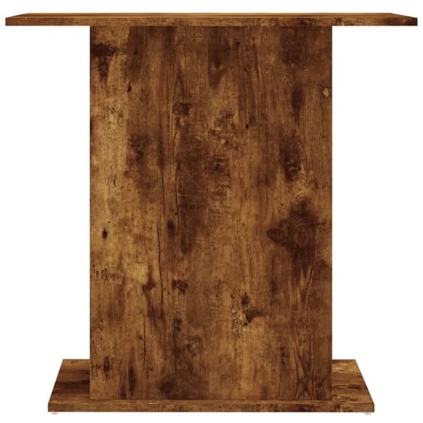 akvariebord 75x36x72,5 cm konstrueret træ røget egetræsfarve