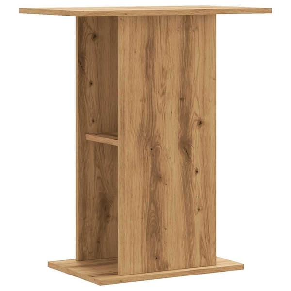 vidaXL Akvariebänk artisan ek 36x60,5x72,5 cm konstruerat trä