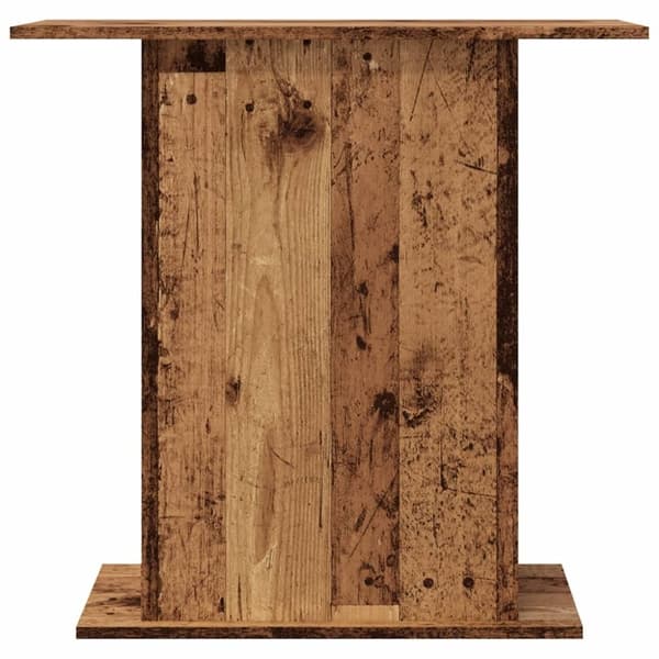 vidaXL akvariebord 36x75x72,5 cm konstrueret træ antikt træ