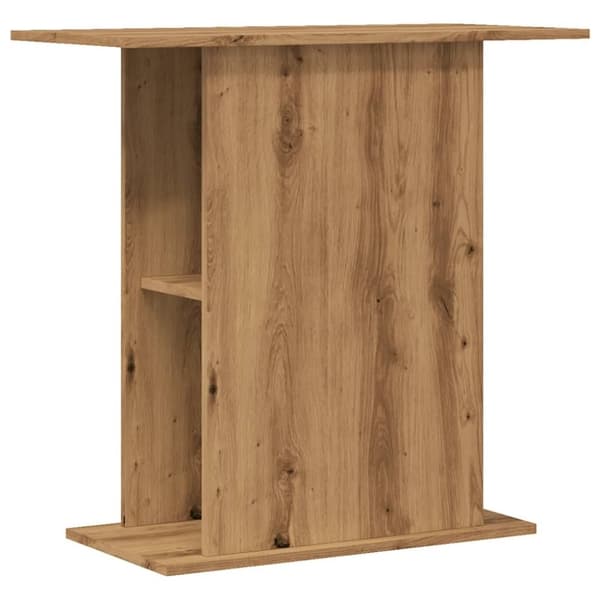 vidaXL Akvariebänk artisan ek 36x75x72,5 cm konstruerat trä