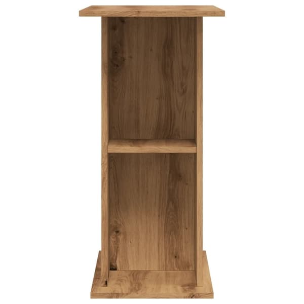 vidaXL Akvariebänk artisan ek 36x75x72,5 cm konstruerat trä