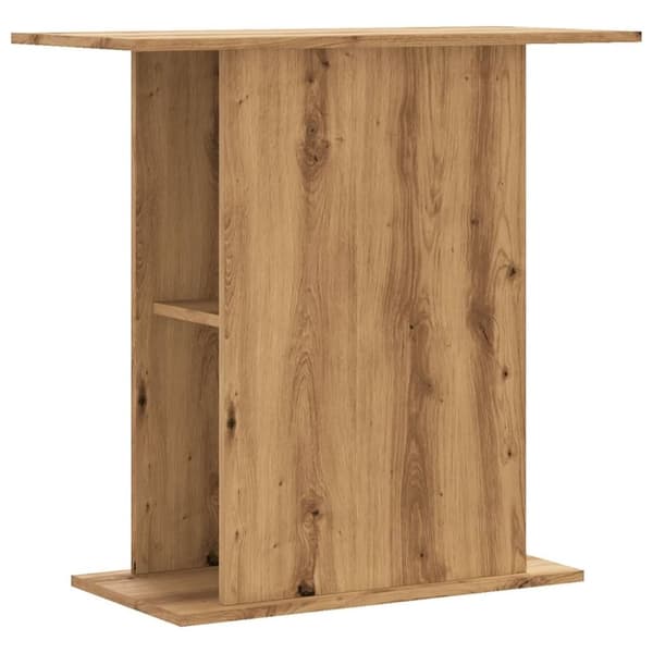 vidaXL Akvariebänk artisan ek 36x75x72,5 cm konstruerat trä