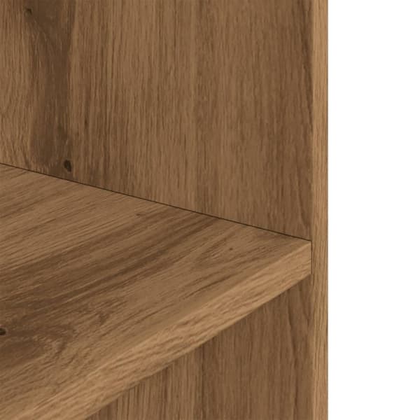 vidaXL Akvariebänk artisan ek 36x75x72,5 cm konstruerat trä