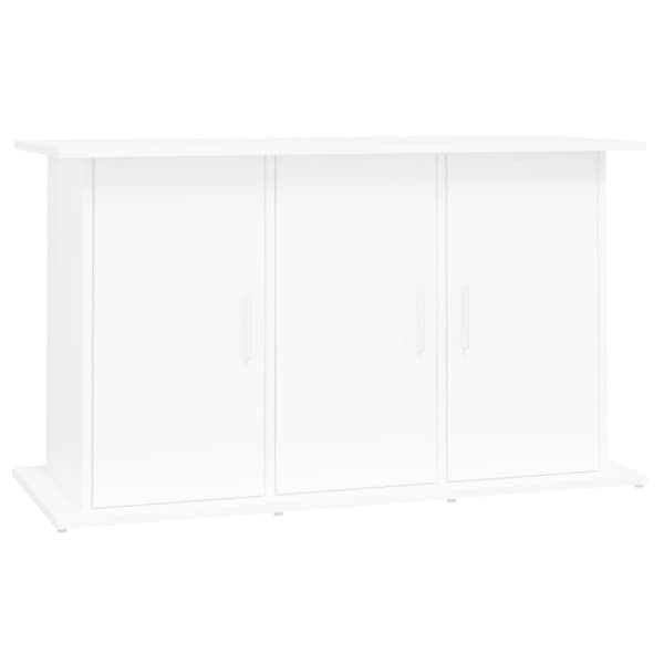 Akvariebänk vit 101x41x58 cm konstruerat trä