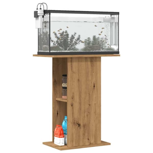 akvariebord 36x60,5x72,5 cm konstrueret træ kunsteg