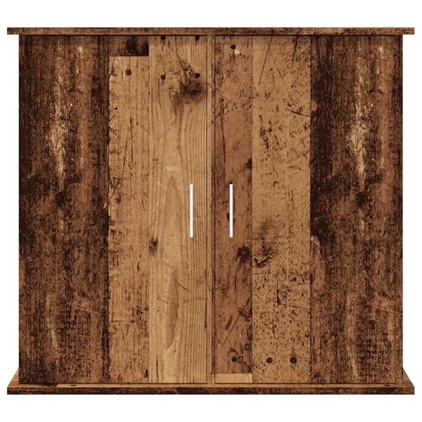 akvariebord 81x36x73 cm konstrueret træ antikt eg