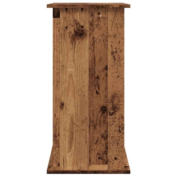akvariebord 81x36x73 cm konstrueret træ antikt eg