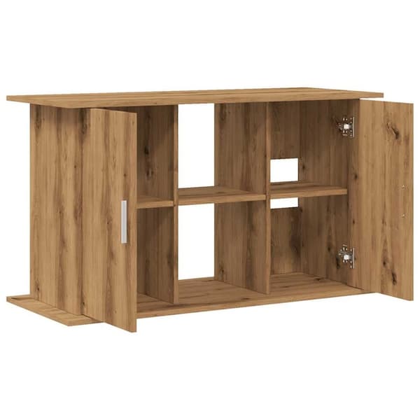 vidaXL Akvaarioteline artesaani tammi 101x41x58 cm tekninen puu