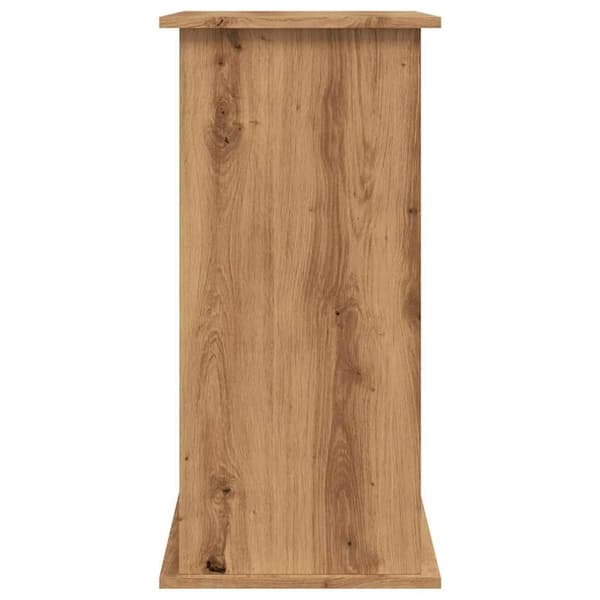 vidaXL Akvariebänk artisan ek 81x36x73 cm konstruerat trä